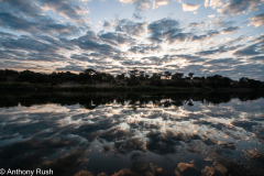 Morning reflections into Angola
