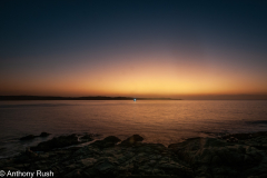 Lone Fishing Vessel in Luderitz Bay